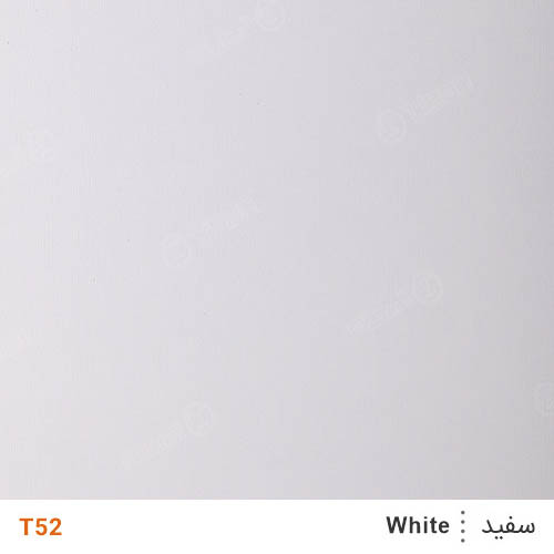 ورق MDF 16mm 366*183 ایرانی استون تیسان T52 سفید