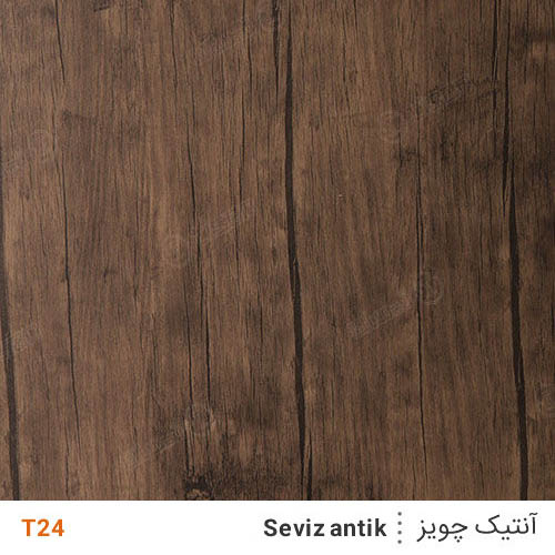 ورق MDF 16mm 366*183 ایرانی برجسته تیسان T24 آنتیک جویز