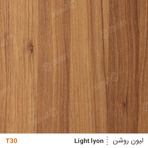 ورق MDF 16mm 366*183 ایرانی برجسته تیسان T30 لیون روشن