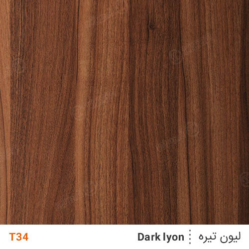 ورق MDF 16mm 366*183 ایرانی برجسته تیسان T34 لیون تیره